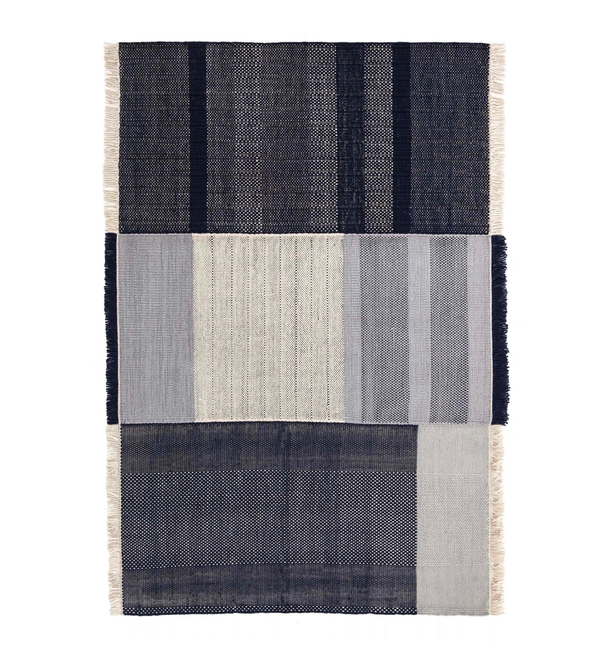 Nani Marquina & Elisa Padrón 'Tres' Outdoor Rug. Current production, Spain. 

Tres Outdoor aims to transfer the warmth of the iconic Tres collection to the outdoor world. Made from 100% recycled PET, a material produced through the process of