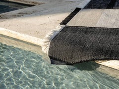 Nani Marquina & Elisa Padrón 'Tres' Outdoor Rug in Black