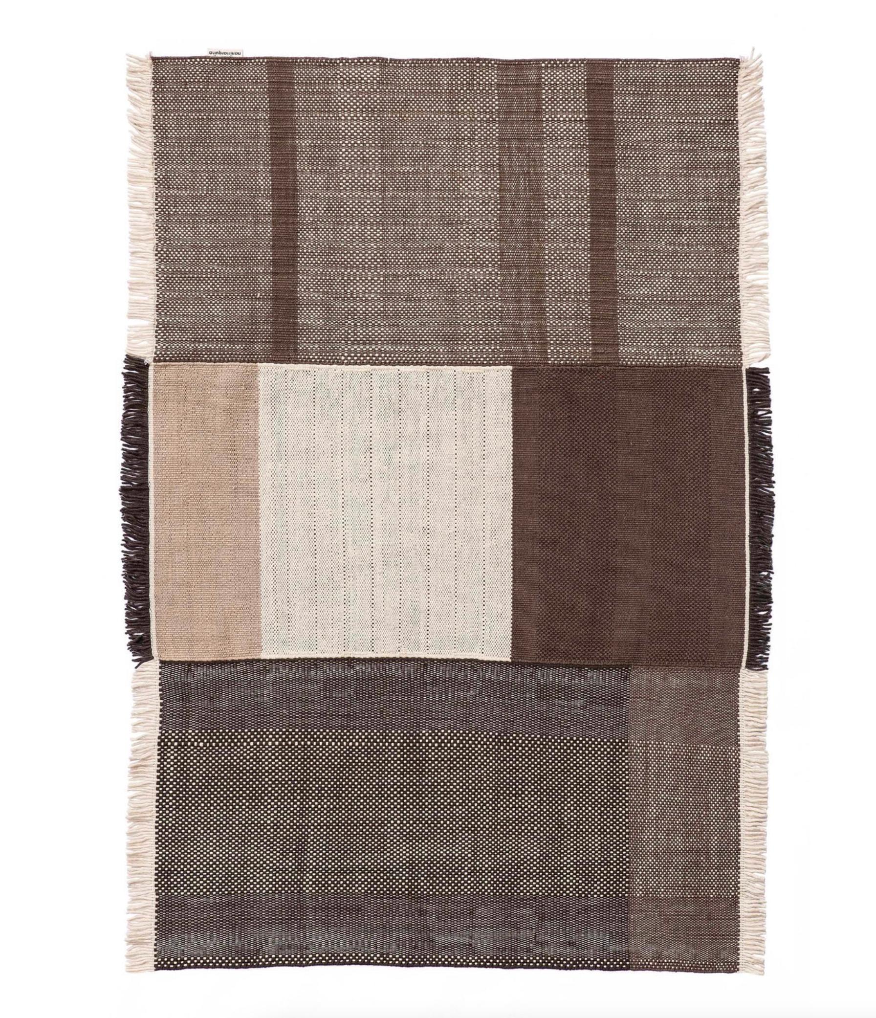 Nani Marquina & Elisa Padrón 'Tres' Outdoor Rug in Chocolat For Sale 4