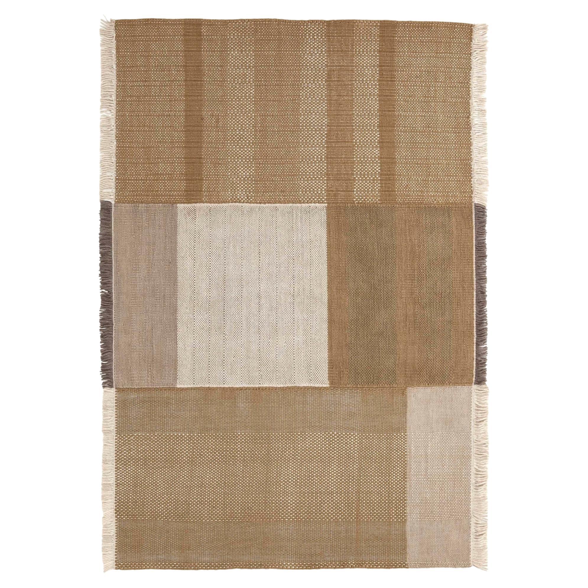 Nani Marquina & Elisa Padrón 'Tres' Outdoor Rug in Ochre For Sale