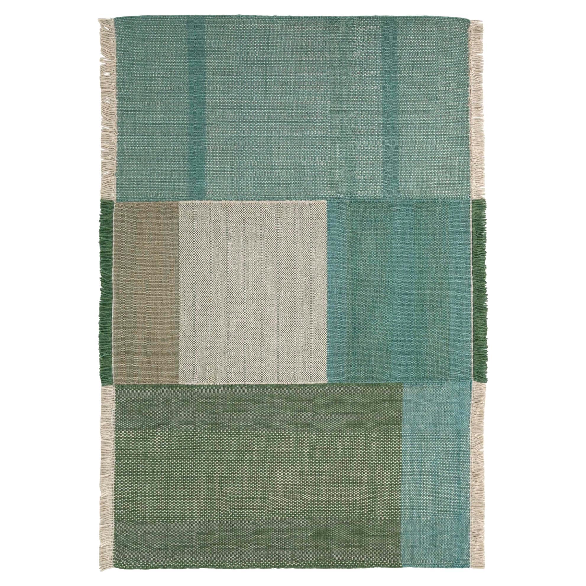 Nani Marquina & Elisa Padrón 'Tres' Outdoor Rug in Green For Sale