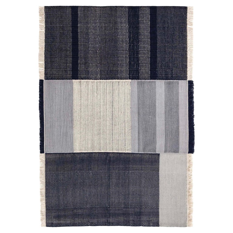 Marquina Rug Nani Marquina and Elisa Padrón 'Tres' Outdoor Rug in Blue For Sale at ...