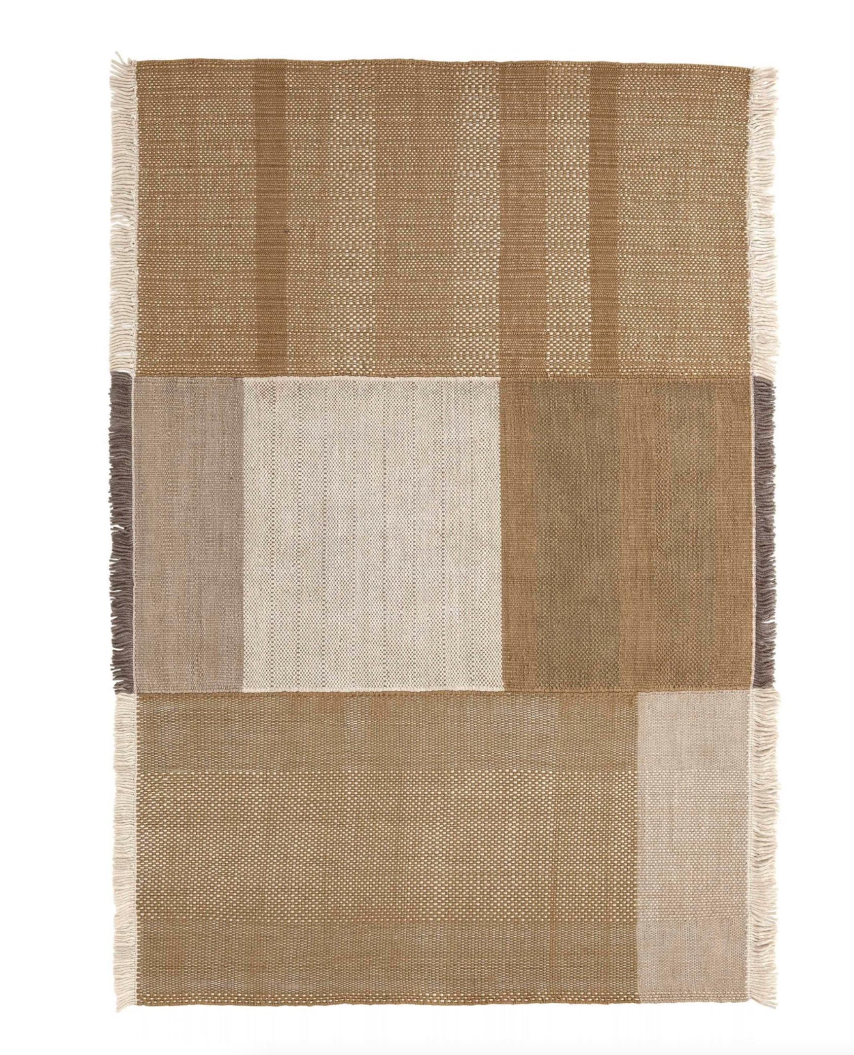 Nani Marquina & Elisa Padrón 'Tres' Outdoor Rug in Ochre For Sale 3