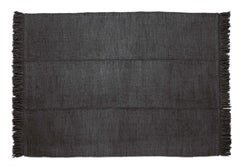 Nani Marquina Mía Rug in 'Navy' with Macramé Fringing in Blue 170x240 cm