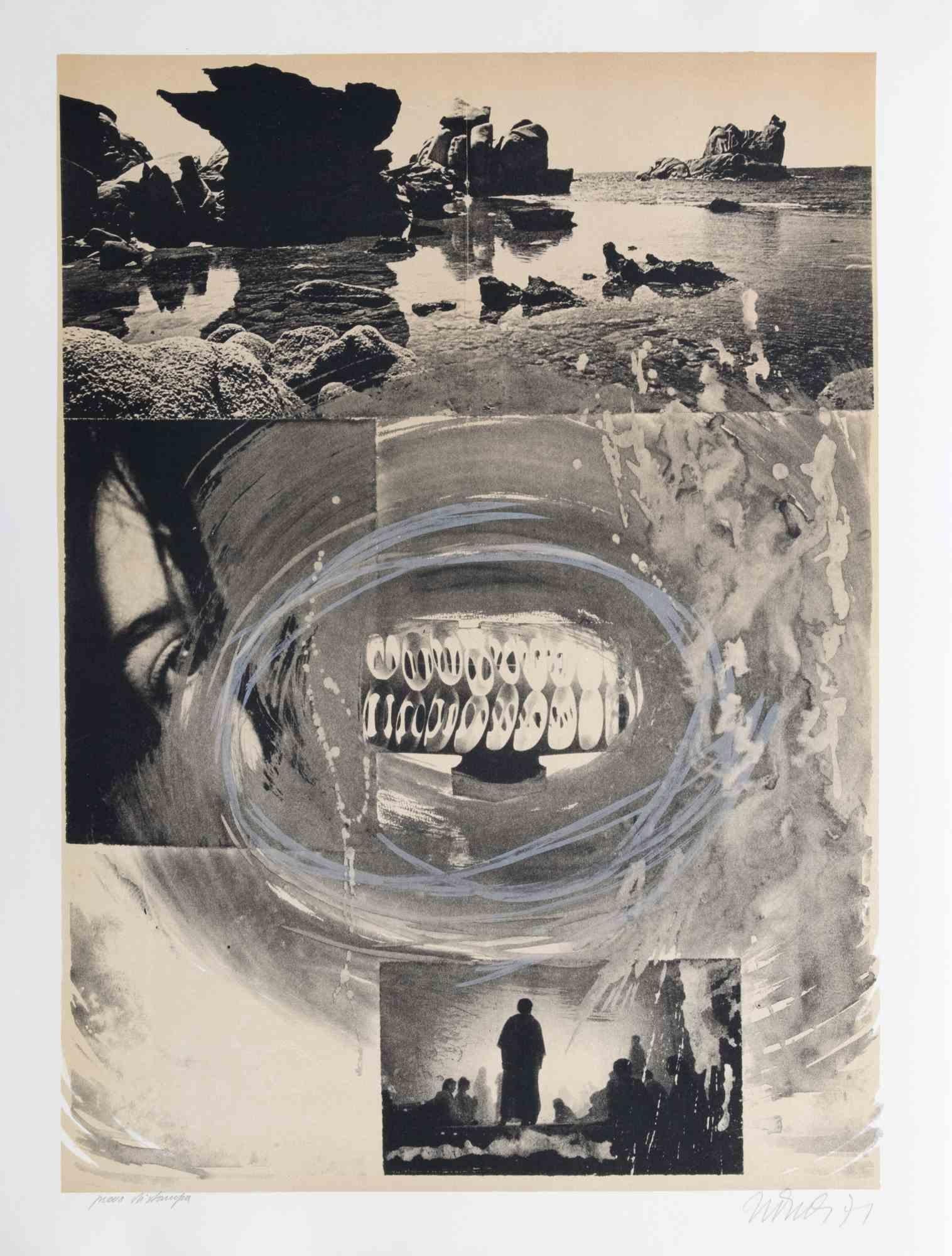 The Mouth of the Time ist ein zeitgenössisches Kunstwerk, das 1971 von Nani Tedeschi realisiert wurde.

Schwarz-Weiß-Lithographie.

Am unteren Rand handsigniert und datiert.

Künstlerischer Beweis