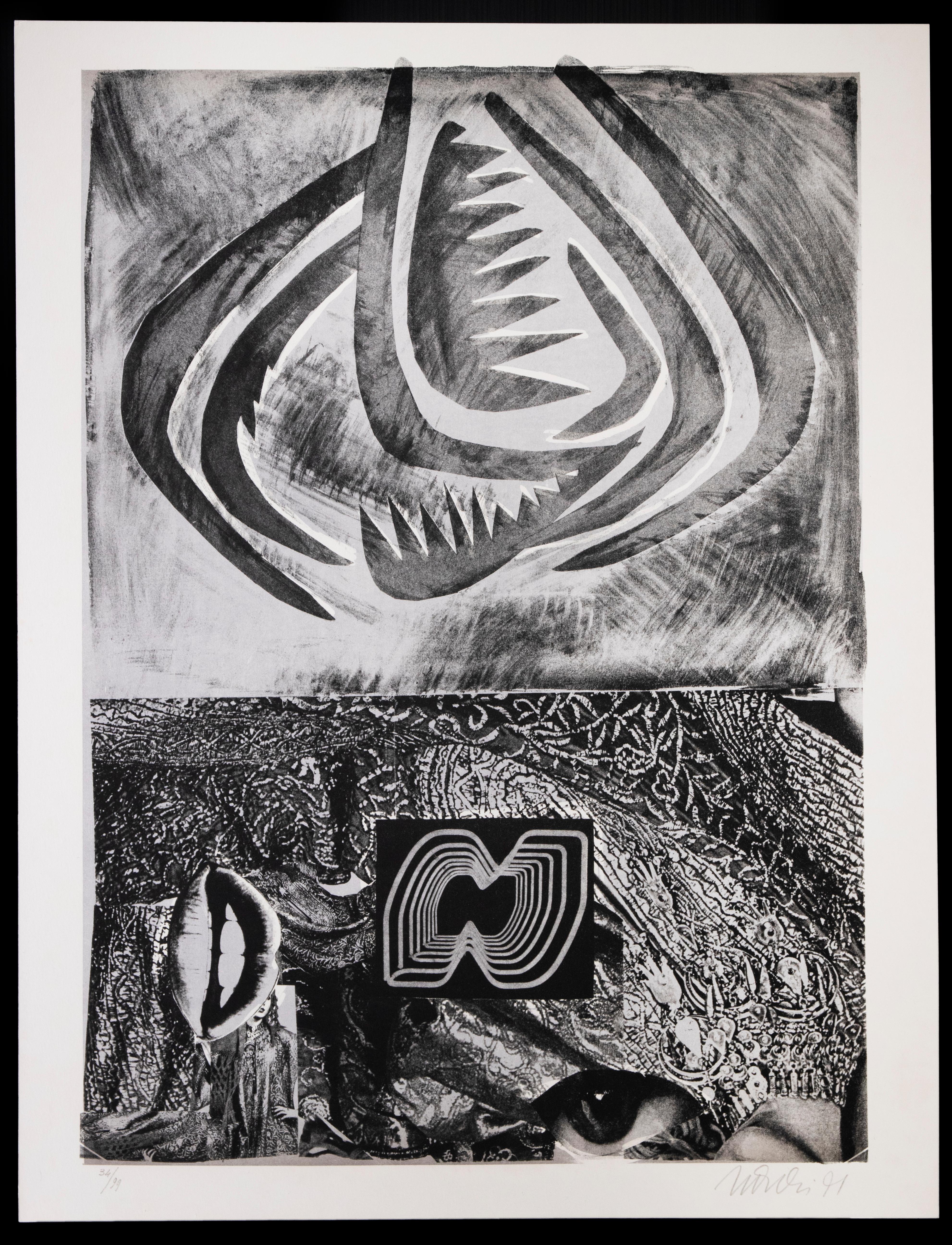 Tribal - Original Lithograph by Nani Tedeschi - 1971