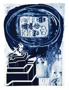 Mujer en el Laberinto - Litografía de Nani Tedeschi - 1971