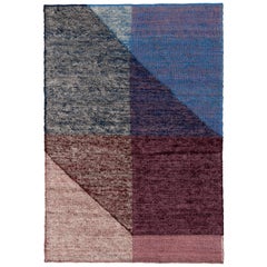 Nanimarquina Capas 3 Standard Rug in Blue by Mathias Hahn, Small