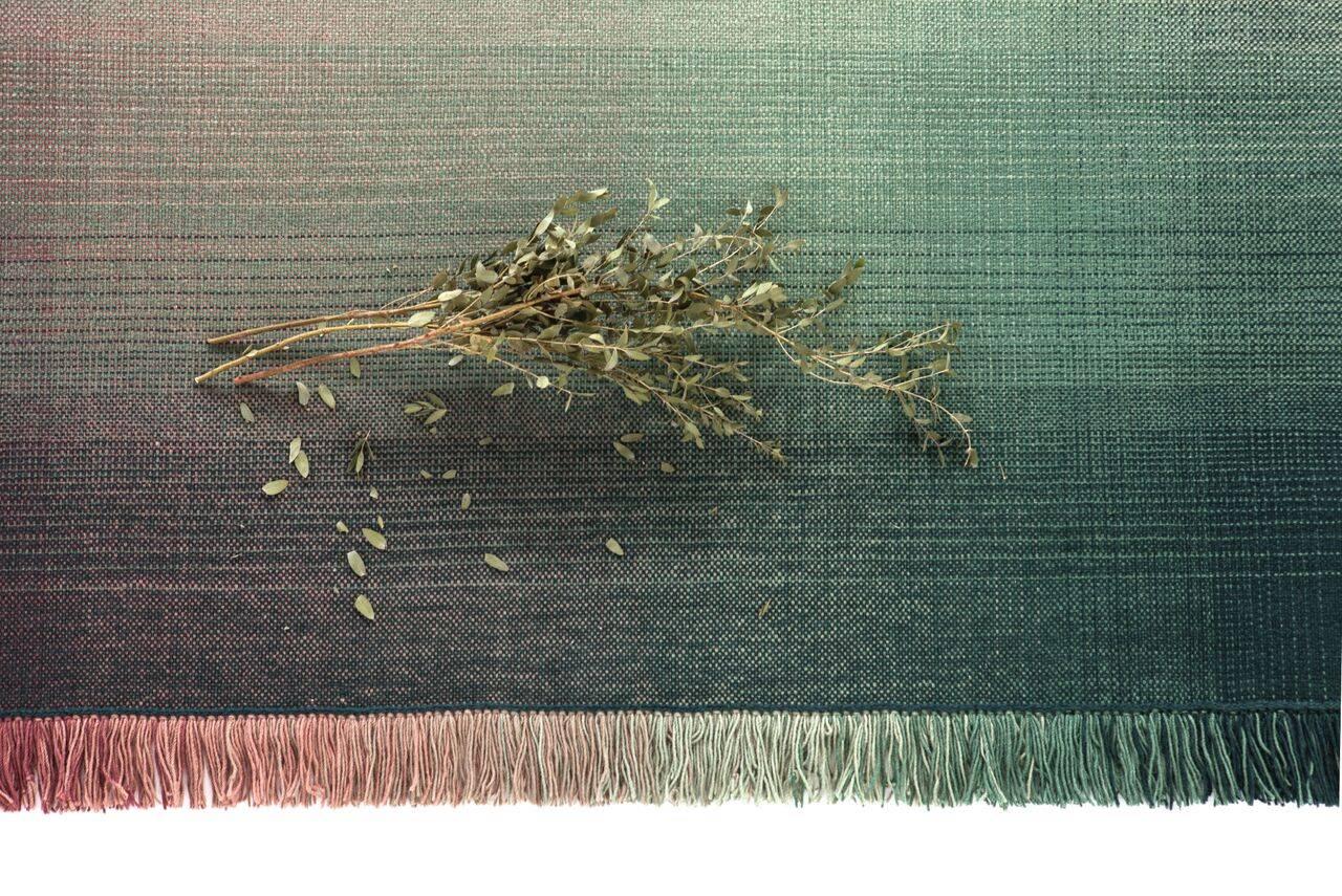 Contemporary Nanimarquina Hand-Loomed Wool Shade Collection, Medium Rug 3 by Begüm Cana Özgür