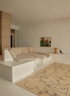 Alfombra de lana y bordados «Discovery» de Nanimarquina, diseño de Lucia Eames, 200 cm (78,7 pulgadas)