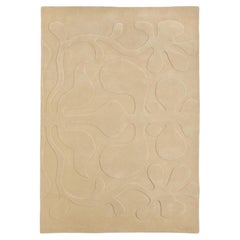 Alfombra de lana «Rooted Ivory» de Nanimarquina, diseño de Lucia Eames, tejida a mano, 250 cm (98,4 pulgadas)