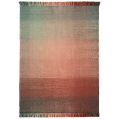 Nanimarquina Shade Outdoor Rug 1 in Red & Green by Begüm Cana Özgür, Small