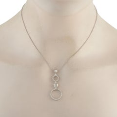 Nanis 18K Weißgold 0,65ct Diamant-Halskette NA43-100725