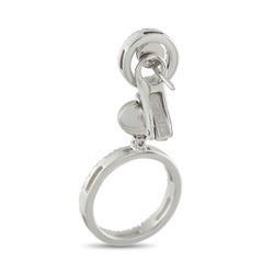 Nanis 18K Weißgold 1,20ct Diamant-Ohrringe NA42-100725