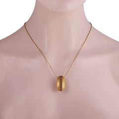 Nanis 18K Yellow Gold 2.00 Ct Sapphire Pendant Necklace