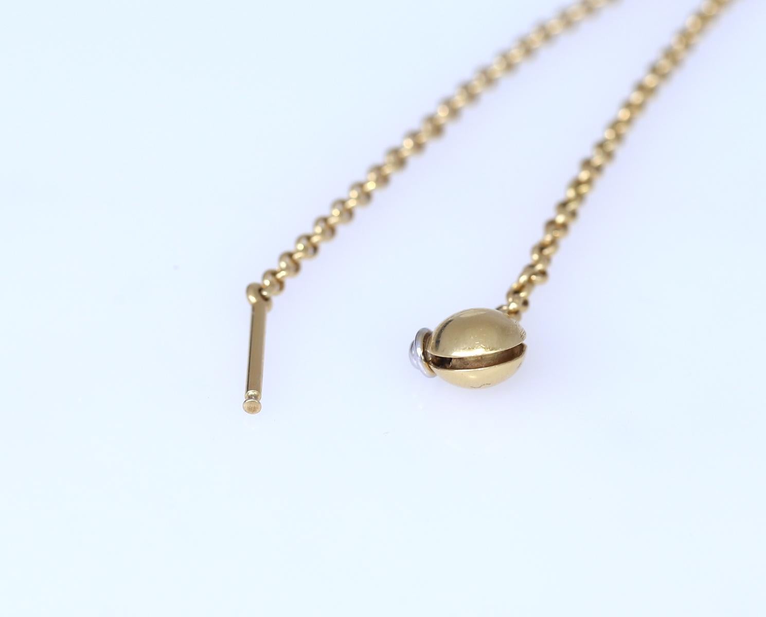 Nanis Dancing in the Rain 18K Gold Signed Pendant, 2000 6