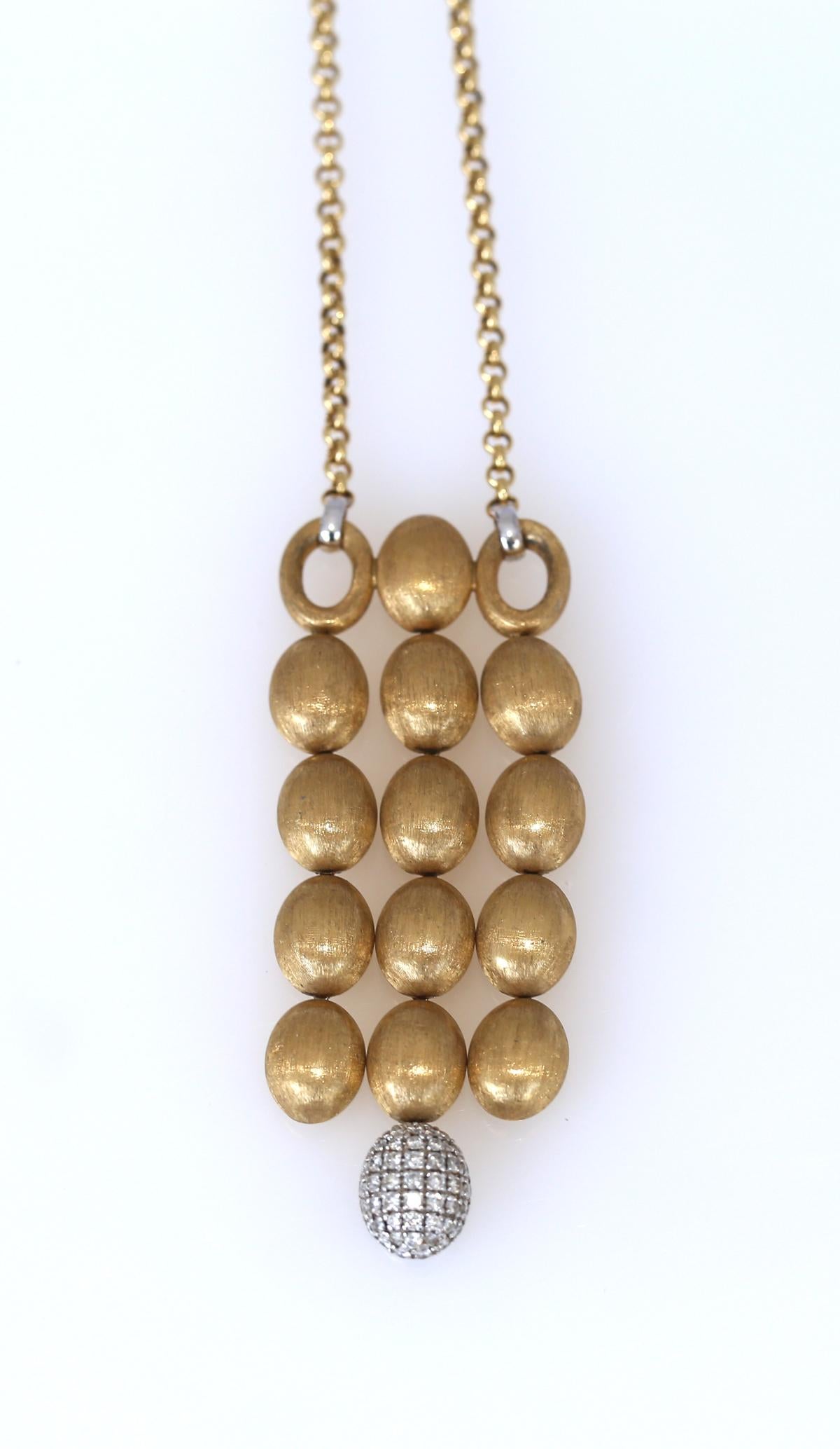Nanis Dancing in the Rain 18K Gold Signed Pendant, 2000 5