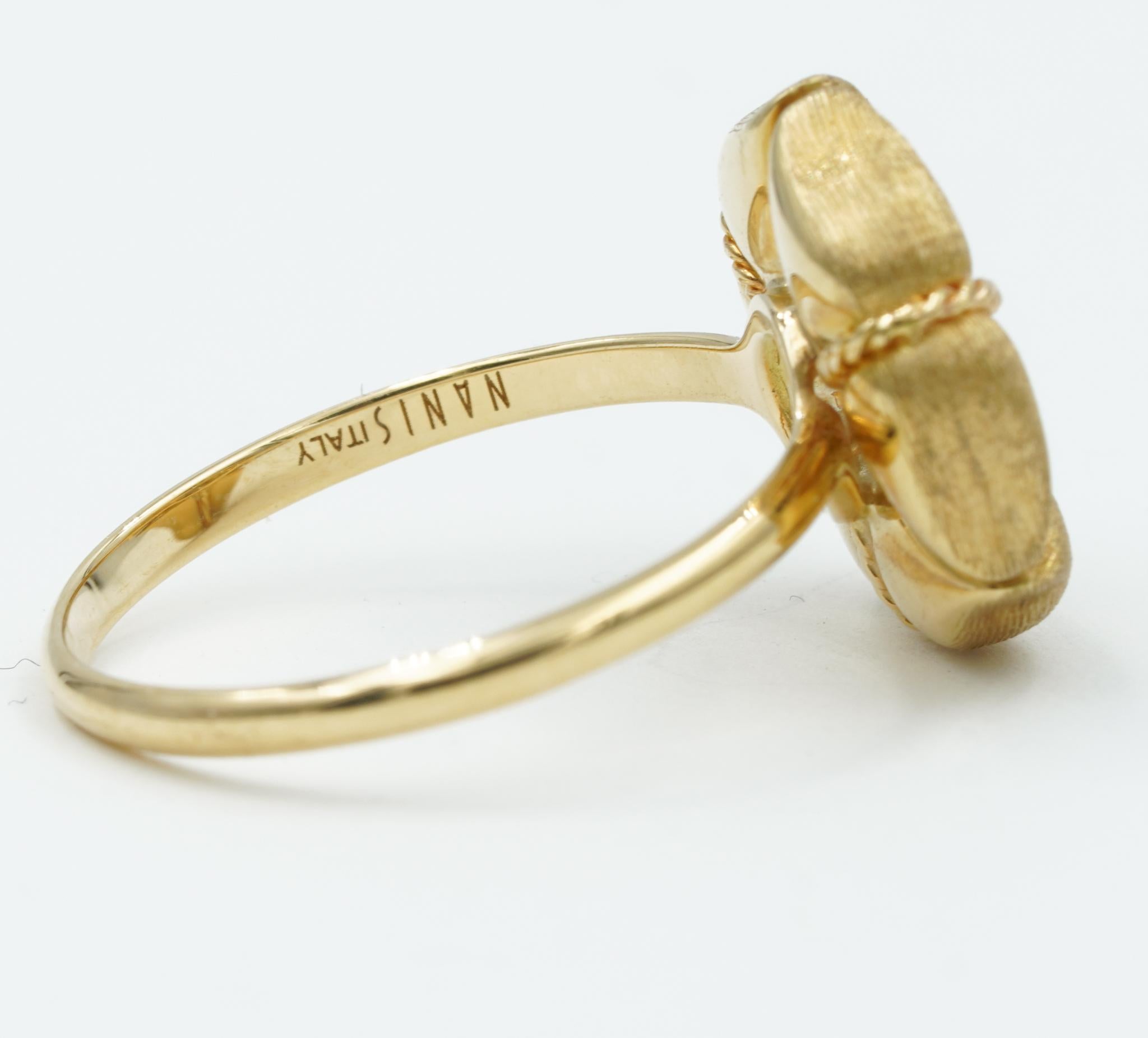Women's Nanis Diamond Amarcord Ring in 18k Yellow Gold- AS1-571