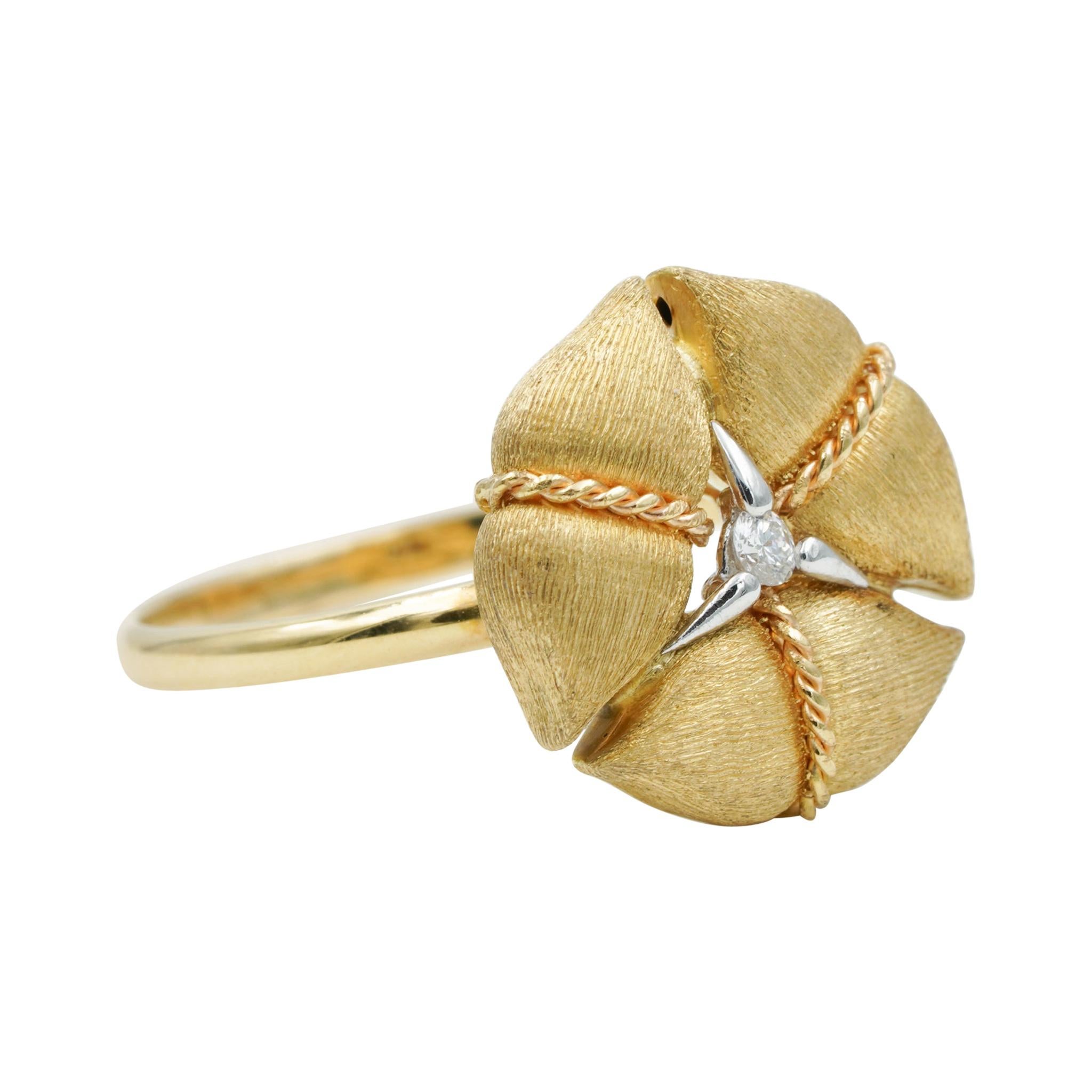 Nanis Diamond Amarcord Ring in 18k Yellow Gold- AS1-571