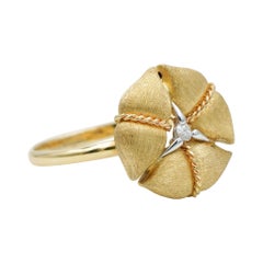 Nanis Diamond Amarcord Ring en or jaune 18k - AS1-571