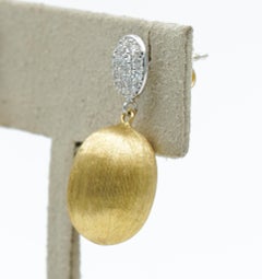 Nanis Diamond Pave Dancing in the Rain Earrings in 18k Yellow Gold, OS20-538