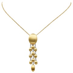 Nanis Diamond Triple Dangle Dancing in the Rain Pendant Necklace in 18k Yellow G