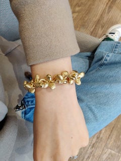 NANIS Bracelet Trasformista en or jaune 18 carats avec diamants, Italie