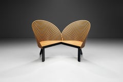 Nanna Ditzel "Bench for Two" for Fredericia Stolefabrik, Denmark 1989