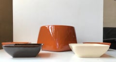 Nanna Ditzel Ceramic Salad Bowl & Plates for Søholm, 1970s
