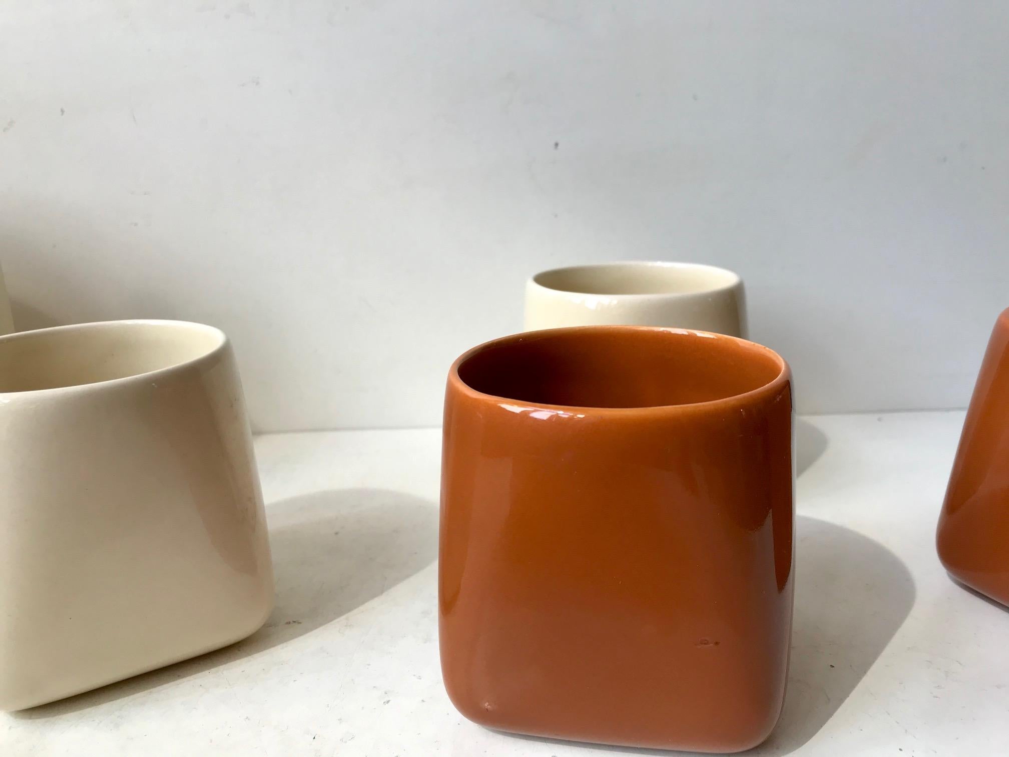 Nanna Ditzel Ceramic Tea Service for Søholm, 1970s For Sale 6