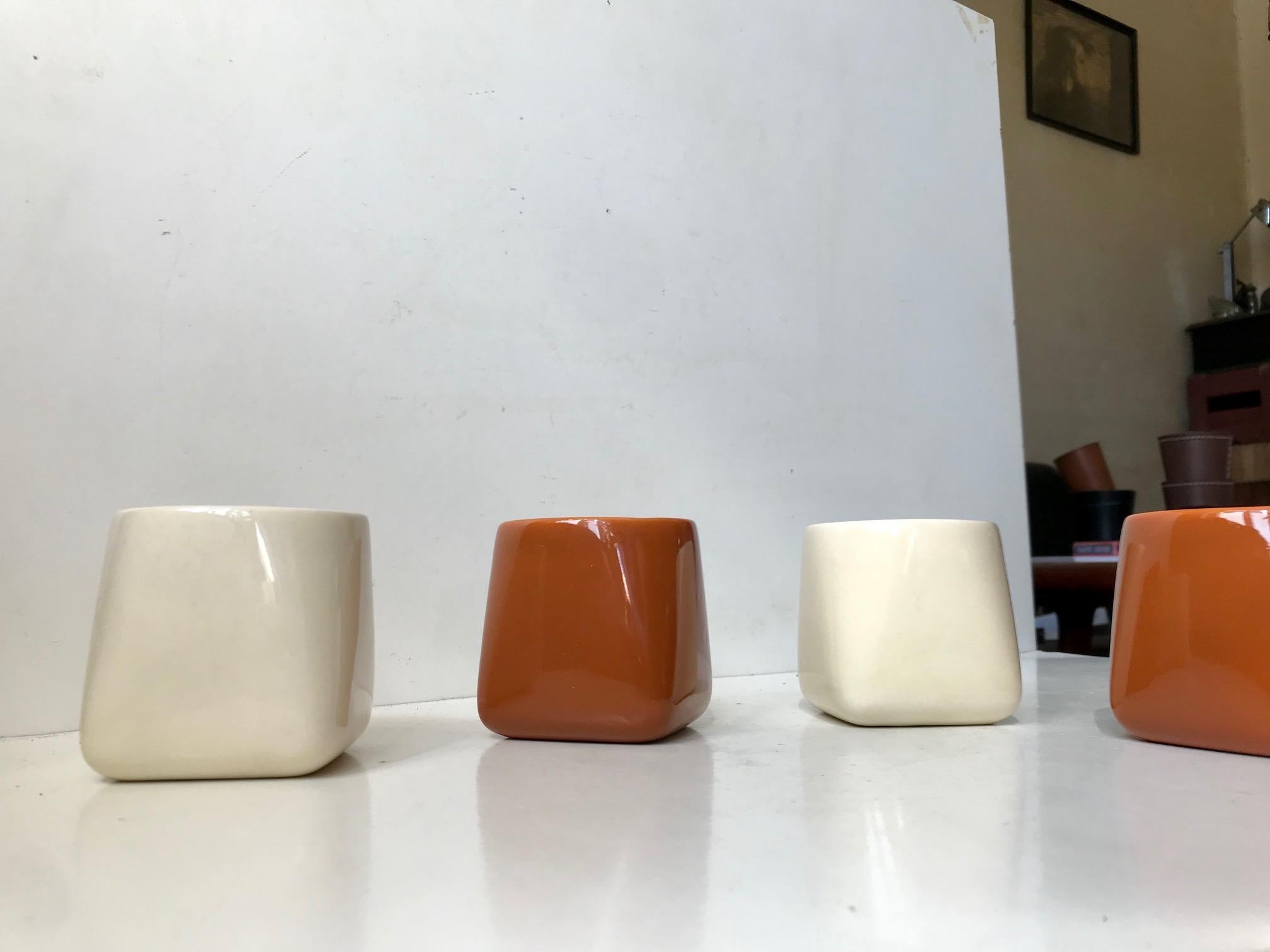 Nanna Ditzel Ceramic Tea Service for Søholm, 1970s For Sale 3