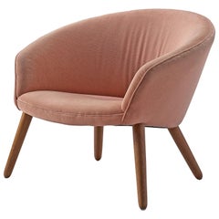 Nanna Ditzel Charming Shell Chair in Pink Upholstery