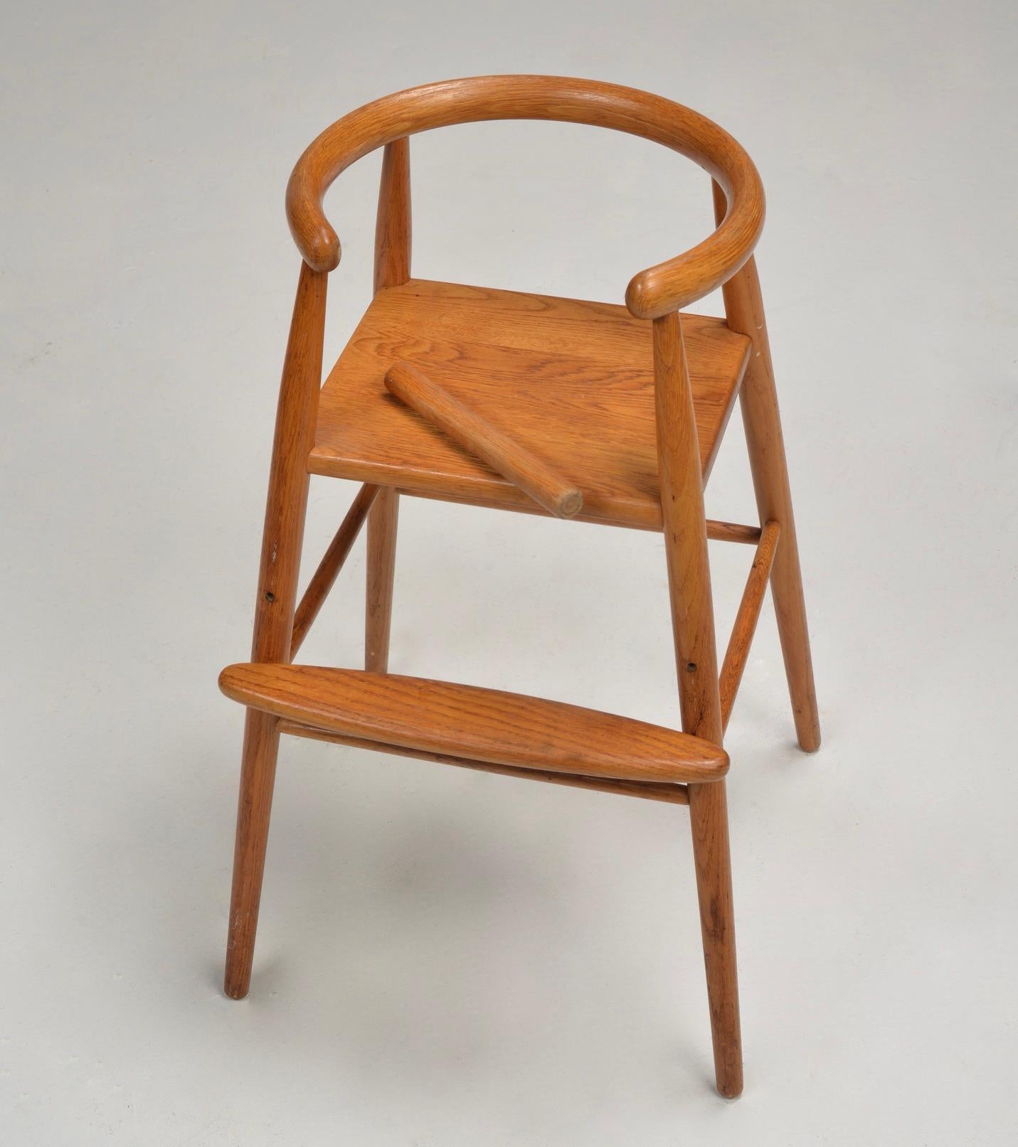 Nanna Ditzel Childs Hochstuhl Hocker (Teakholz) im Angebot