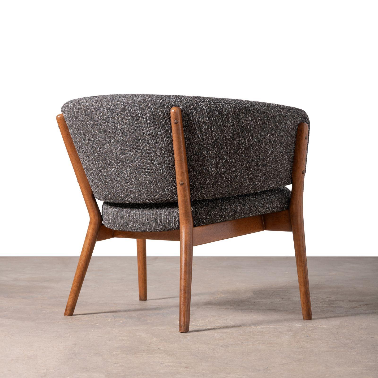 Nanna Ditzel Classic Vintage Scandinavian Model 83 Armchairs in Oak 1950s 6