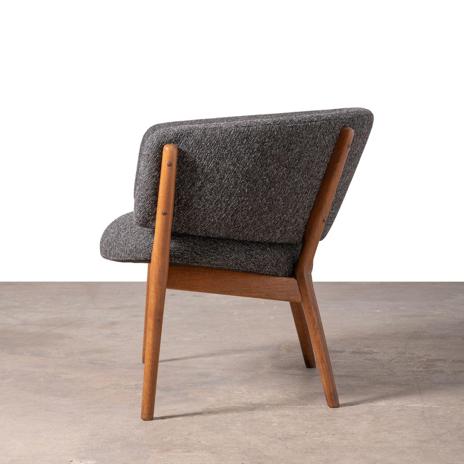 Nanna Ditzel Classic Vintage Scandinavian Model 83 Armchairs in Oak 1950s 3