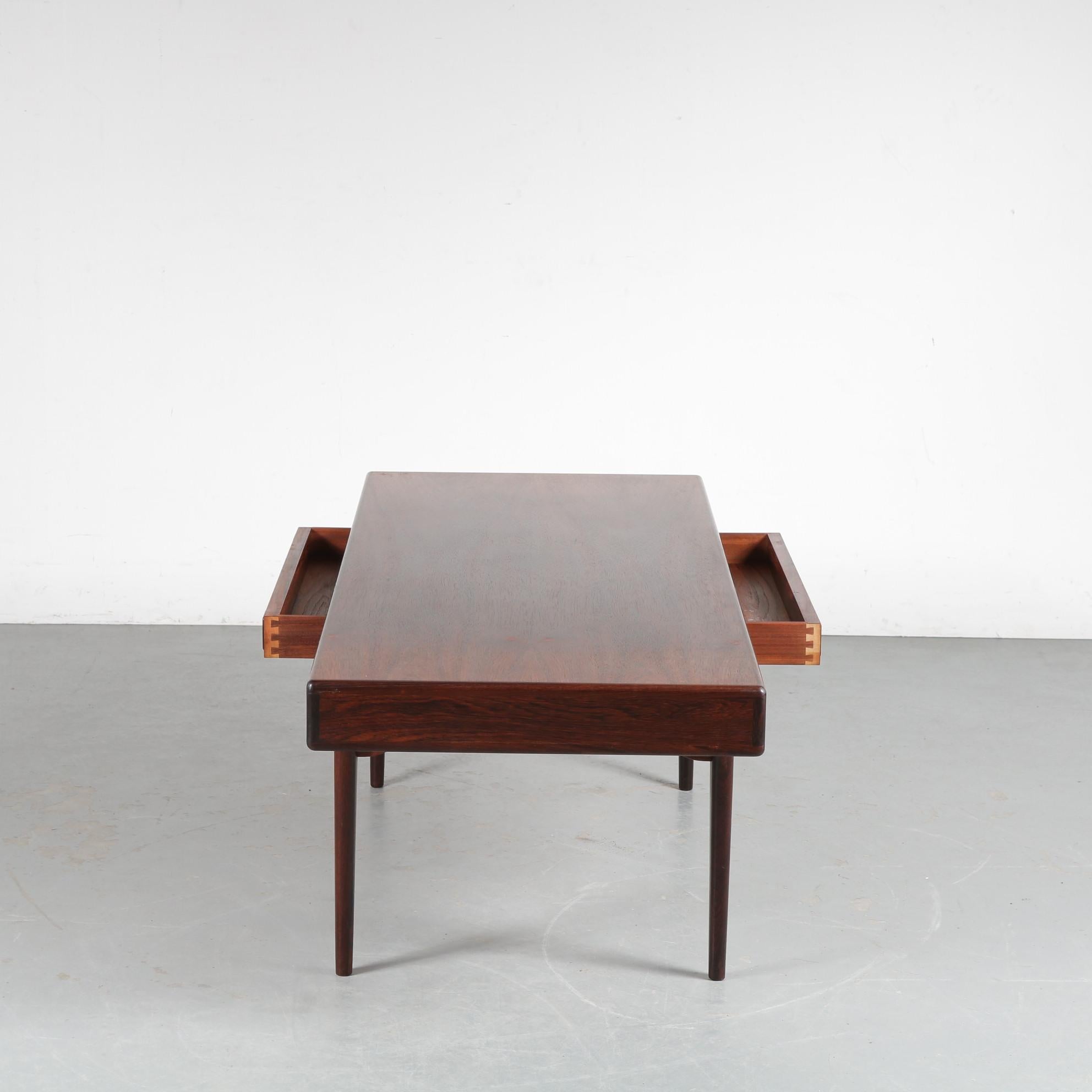 Tavolino da caffè Nanna Ditzel per Silkeborg, Danimarca, 1960 in vendita 6