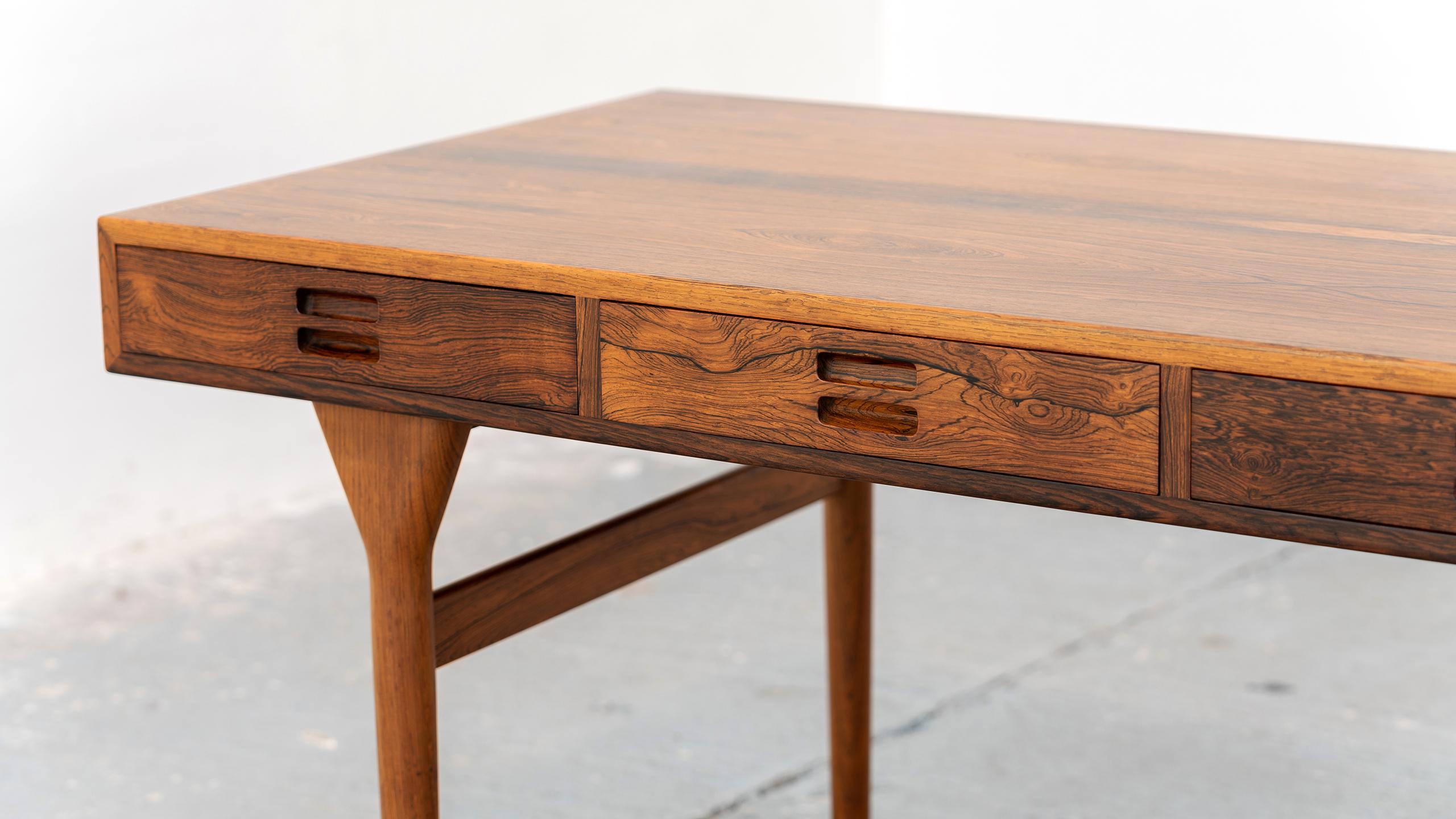 Nanna Ditzel Desk Rio Rosewood Søren Willadsen 1958 Denmark Danish Modern Cites For Sale 5