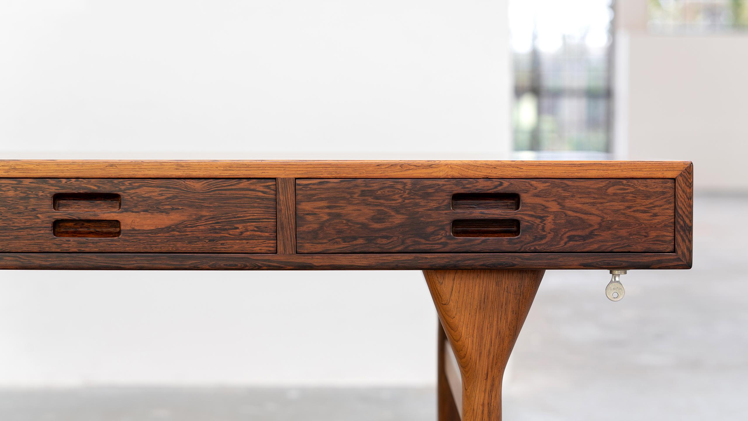 Nanna Ditzel Desk Rio Rosewood Søren Willadsen 1958 Denmark Danish Modern Cites For Sale 10