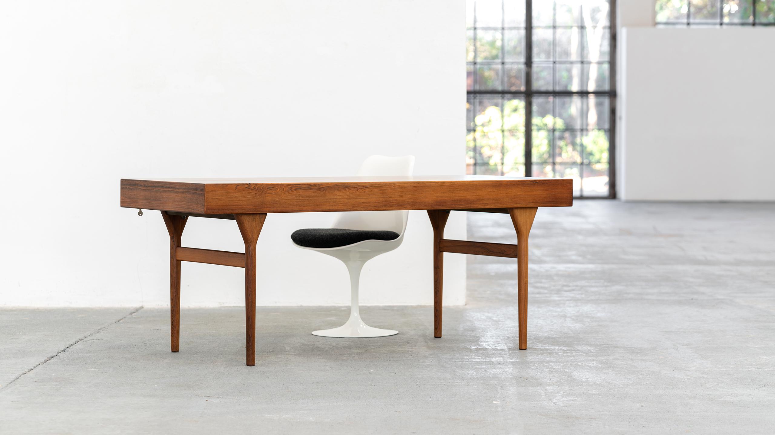 Nanna Ditzel Desk Rio Rosewood Søren Willadsen 1958 Denmark Danish Modern Cites For Sale 2