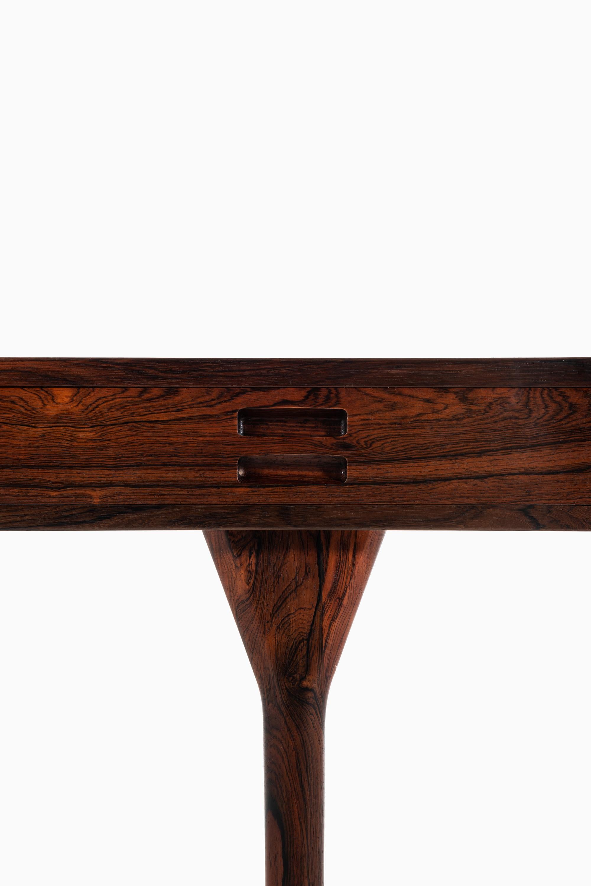 Mid-20th Century Nanna Ditzel Desk in Rosewood by Søren Willadsen in Denmark