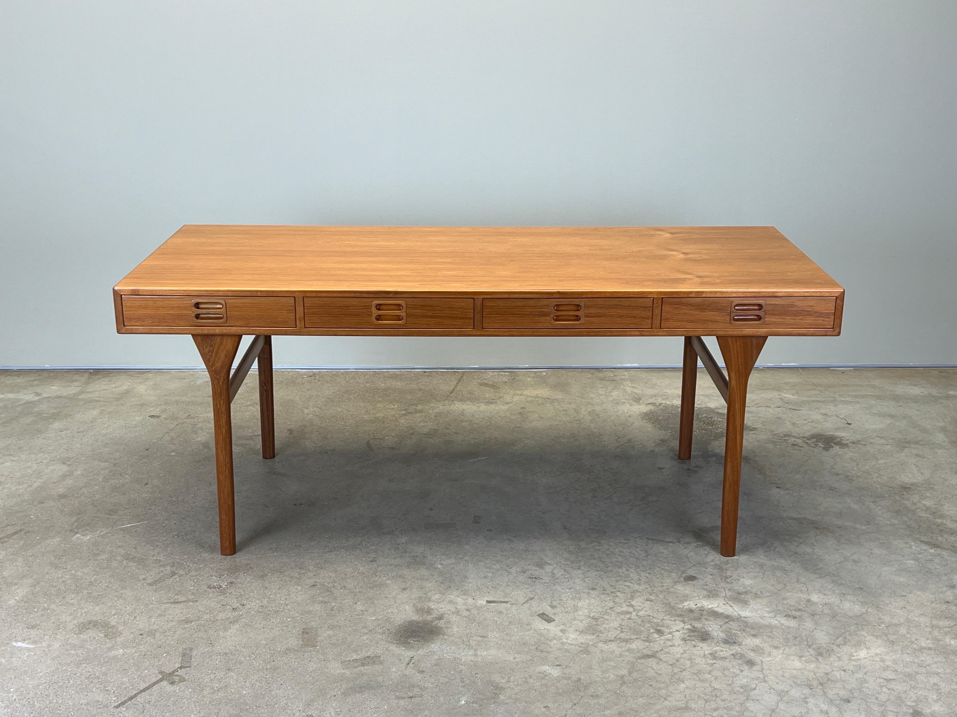 Mid-20th Century Nanna Ditzel Desk in Teak for Søren Willadsen