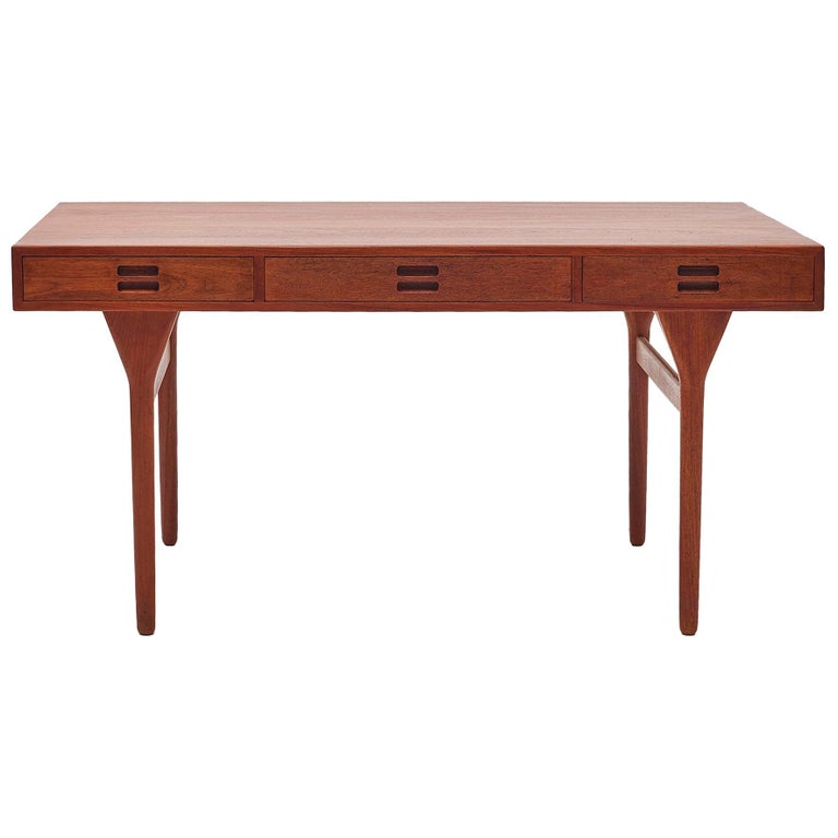 Nanna Ditzel Desk In Teak Wood Model Nd93 For Sale At 1stdibs