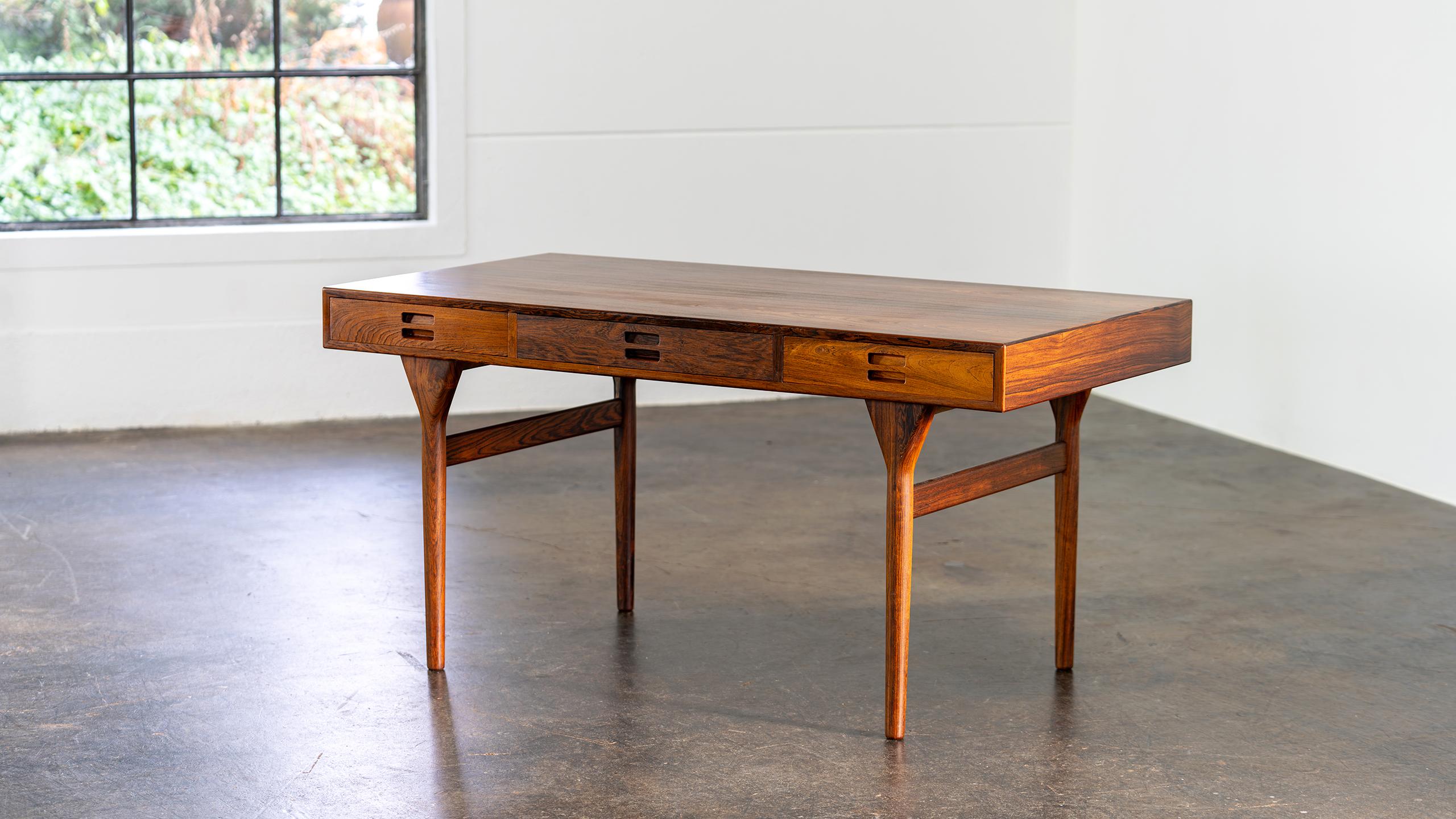 Nanna Ditzel Escritorio Río Palo de rosa Søren Willadsen 1958 Dinamarca Cites Modernas Danesas en venta 4