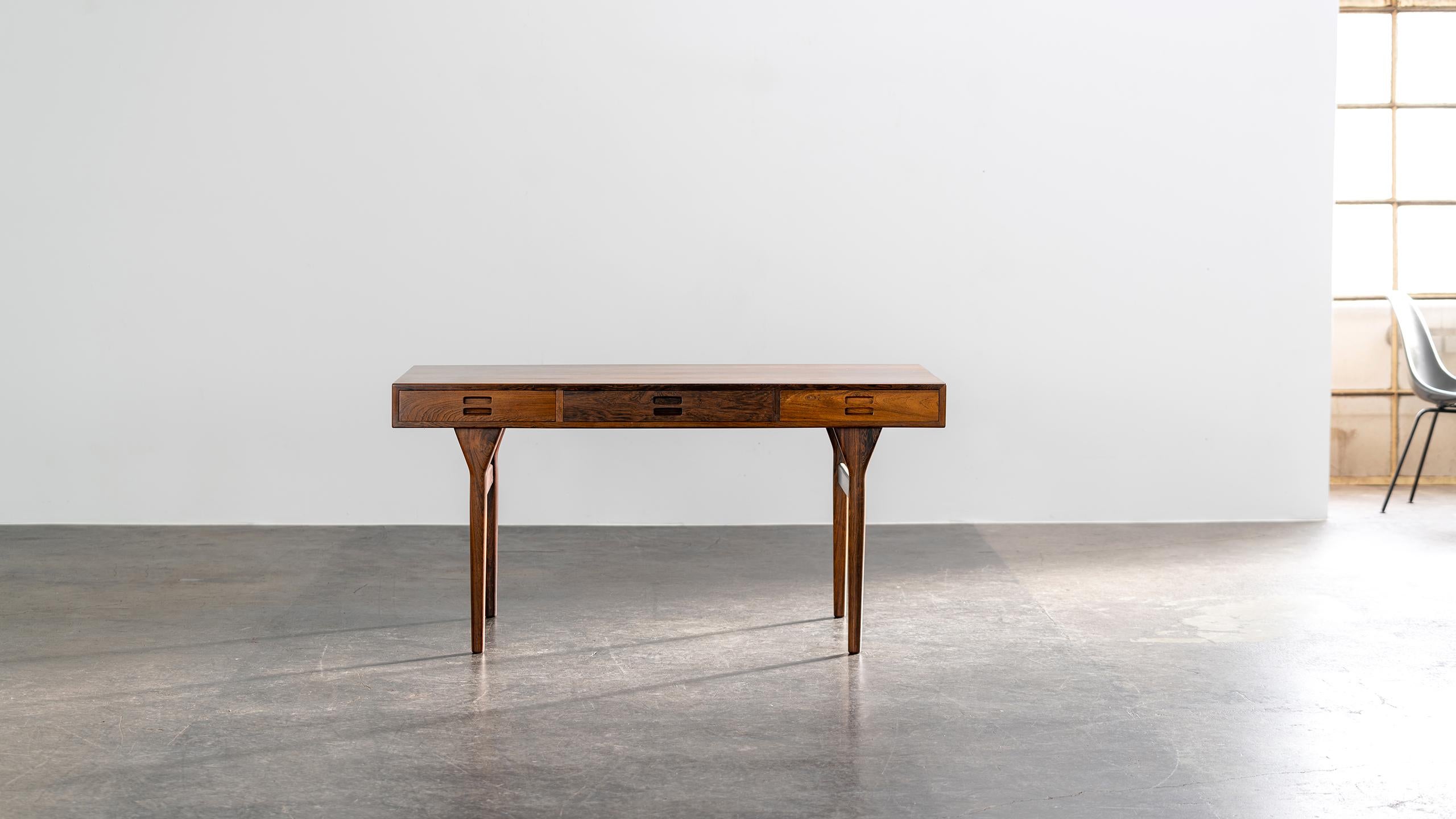 Nanna Ditzel Escritorio Río Palo de rosa Søren Willadsen 1958 Dinamarca Cites Modernas Danesas en venta 12