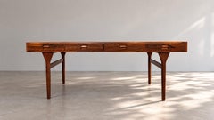 Nanna Ditzel Desk Rosewood Søren Willadsen Mid Century Denmark