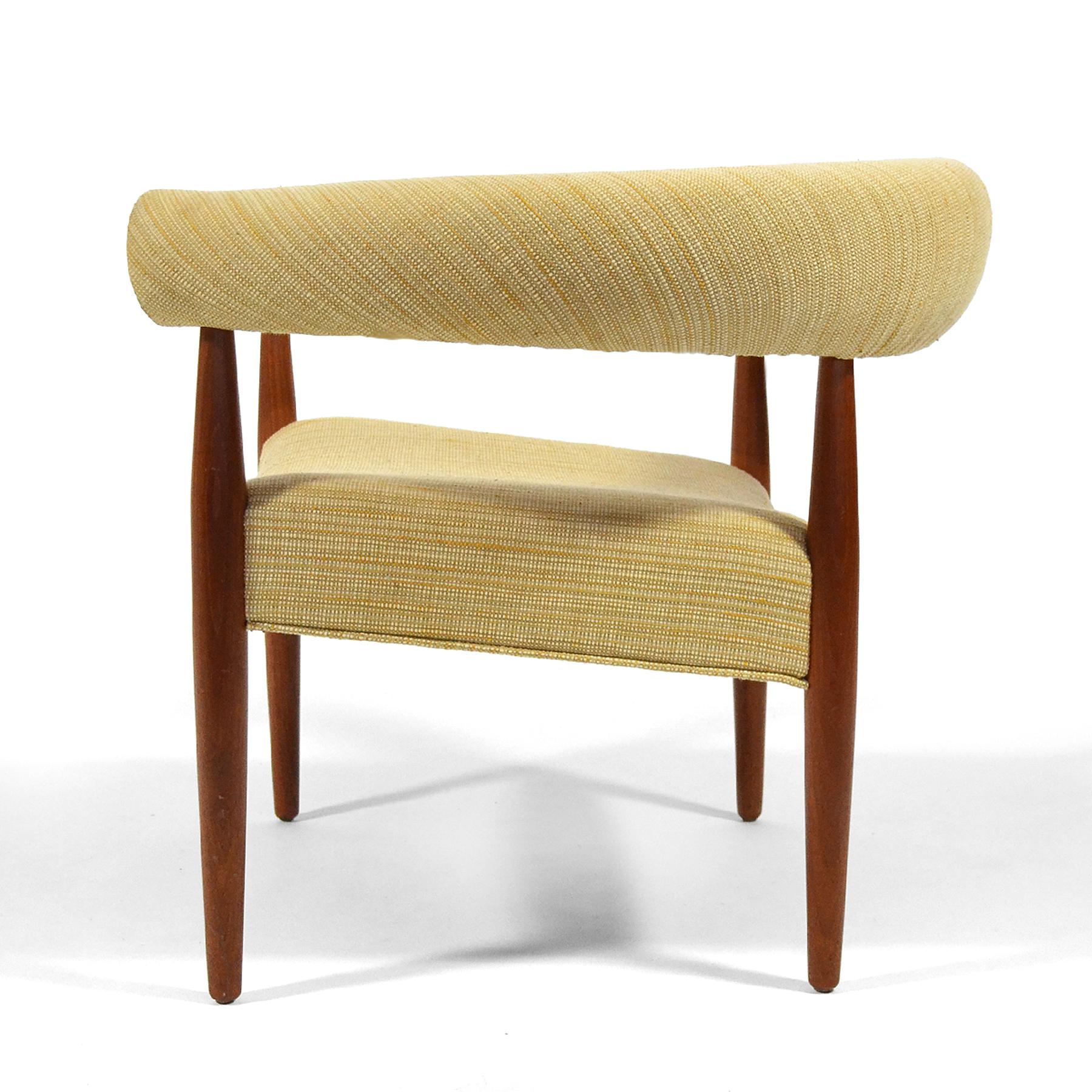 Nanna Ditzel Early Ring Chair by Poul Kolds Savværk In Good Condition In Highland, IN