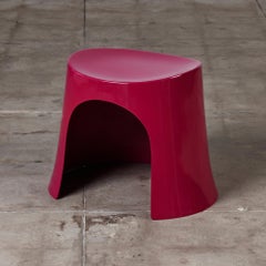 Nanna Ditzel Fiberglass Ottoman for Oddense Maskinsnedkeri