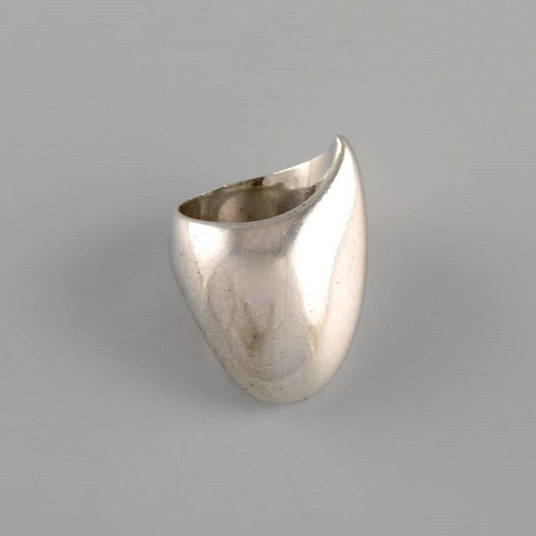 Nanna Ditzel for Georg Jensen, Modernist Ring in Sterling Silver, 1960s 1