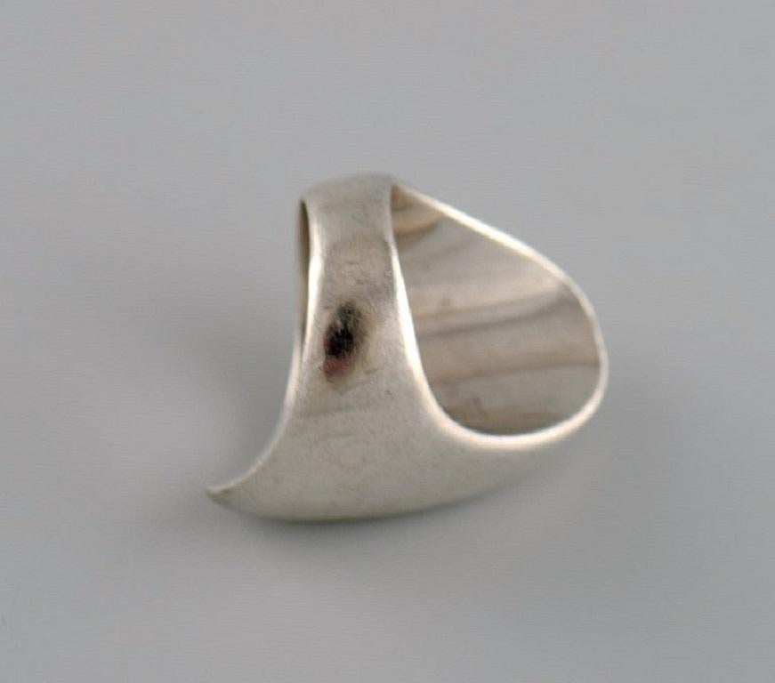 Nanna Ditzel for Georg Jensen, Modernist Ring in Sterling Silver, 1960s 3