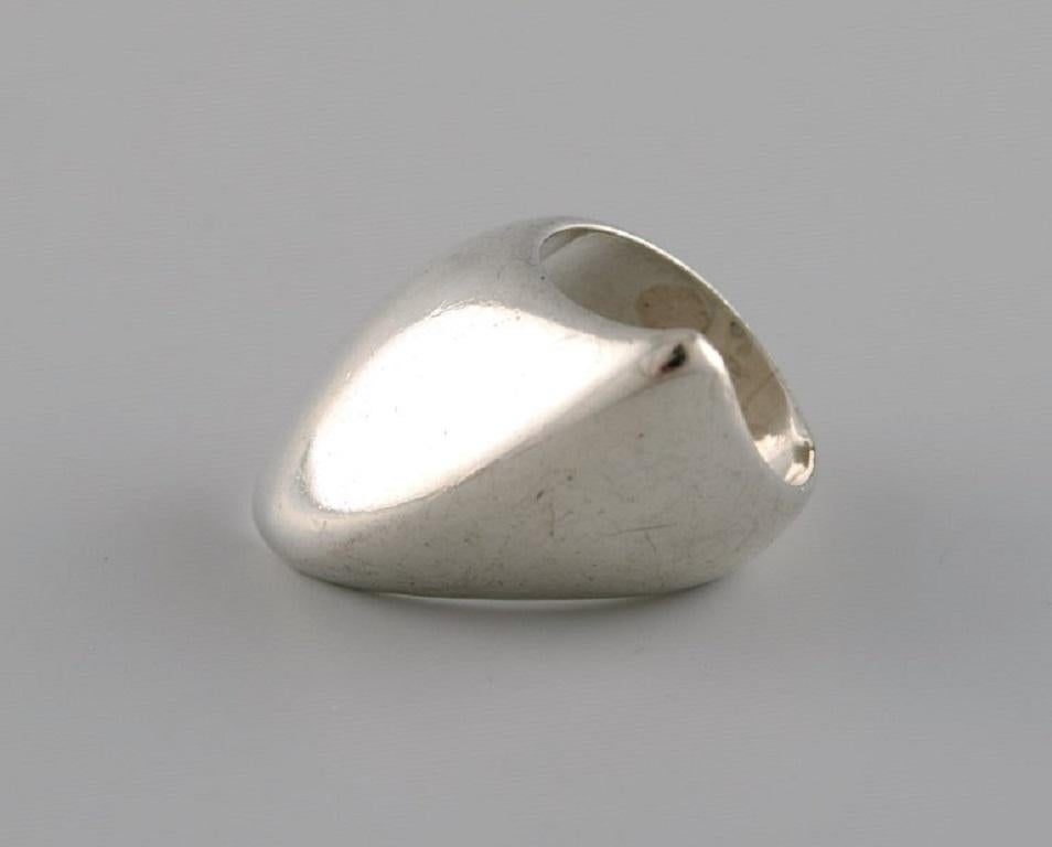 Nanna Ditzel for Georg Jensen, Modernist Ring in Sterling Silver, 1960s 4